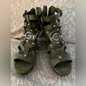 Guess suede wedge sandal